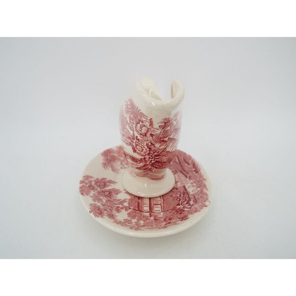 Vintage Royal Staffordshire Clarice Cliff Tonquin Gravy Boat with Underplate - Picture 4 of 13